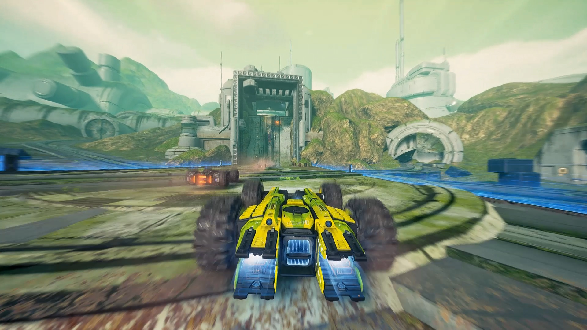 Игры гонки в стим. Grip Combat Racing Скриншоты. Grip: Combat Racing машины. Rollcage 2 гонки. Футуристичные гонки.