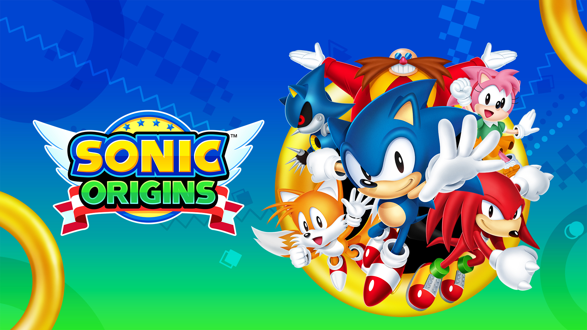 Sonic Origins -pelin kansikuva.