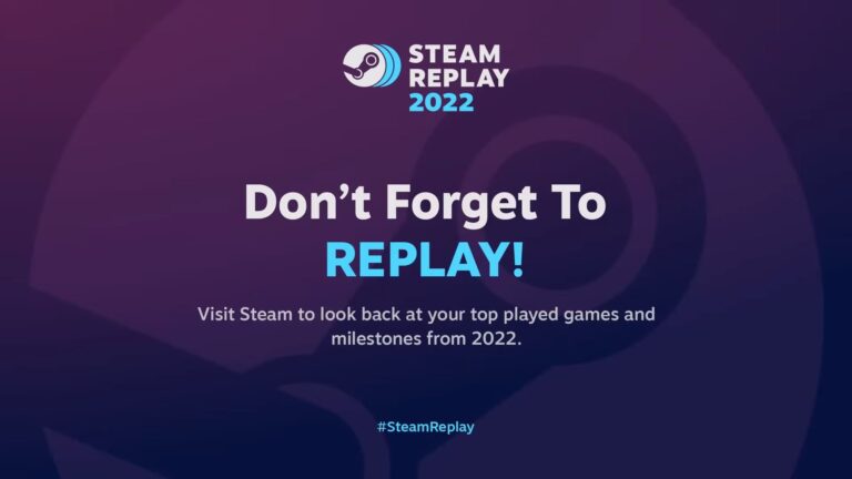 Steam Replay.