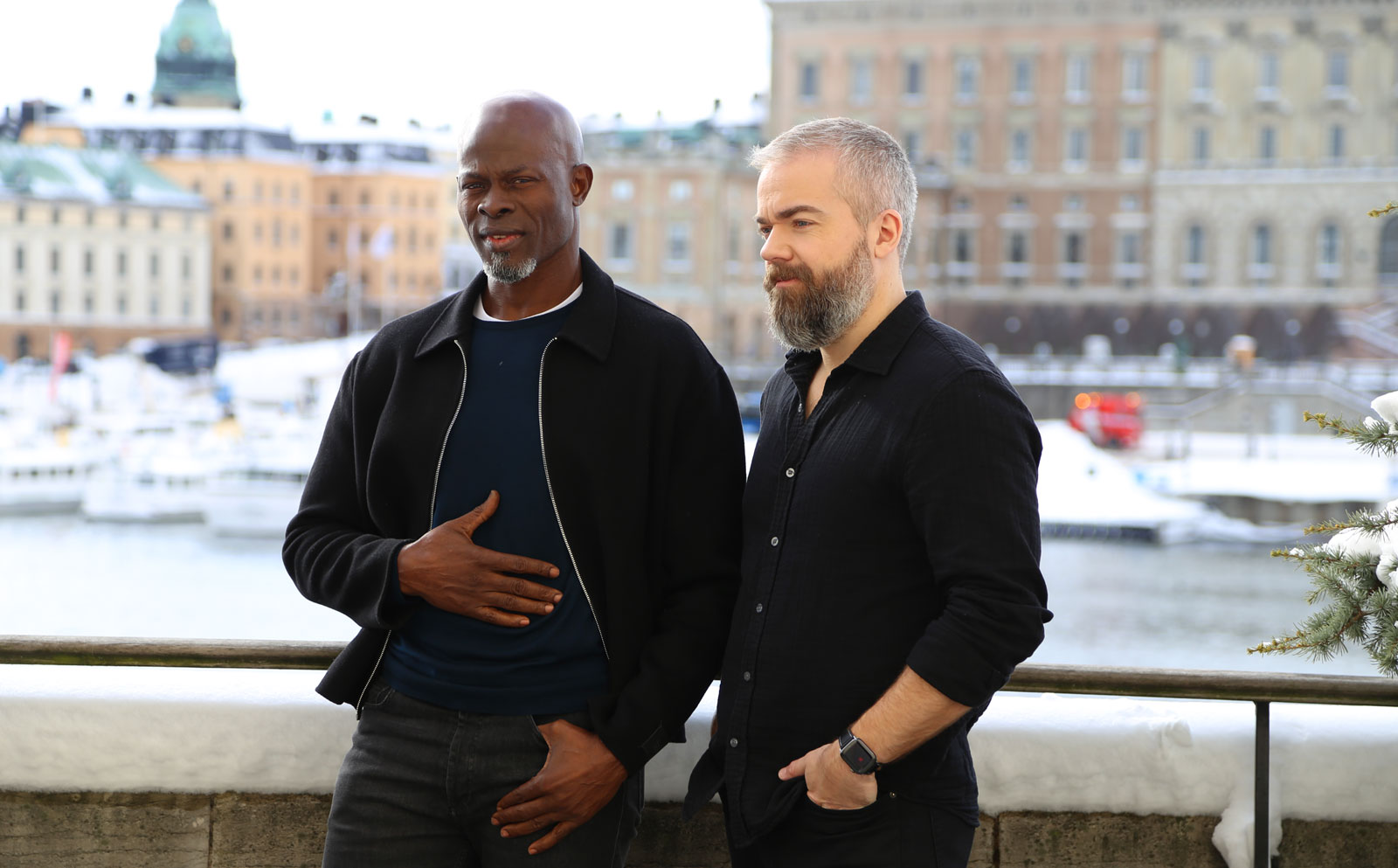 David F. Sandberg y Djimon Hounsou