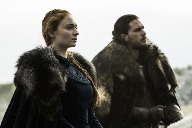 Game of Thrones season 6 / Kit Harington, Sophie Turner